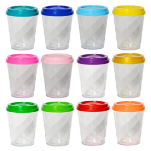 Copo Cristal 200ml com Tampa Bucks